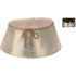 Koopman Christmas Tree Skirt – 40cm Gold Xmas Tree Base Cover, Holiday Seasonal Decoration, Festive Home & Tabletop Décor
