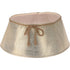 Koopman Christmas Tree Skirt – 40cm Gold Xmas Tree Base Cover, Holiday Seasonal Decoration, Festive Home & Tabletop Décor