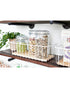 iDesign Wire & Paulownia Wood Pantry Bin 14 x 6 x 5 inch