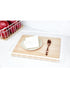 iDesign Wood & Paulownia Wood Serving Tray 14.5 x 17.5 x 3.2 inch