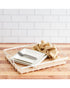 iDesign Wood & Paulownia Wood Serving Tray 14.5 x 17.5 x 3.2 inch