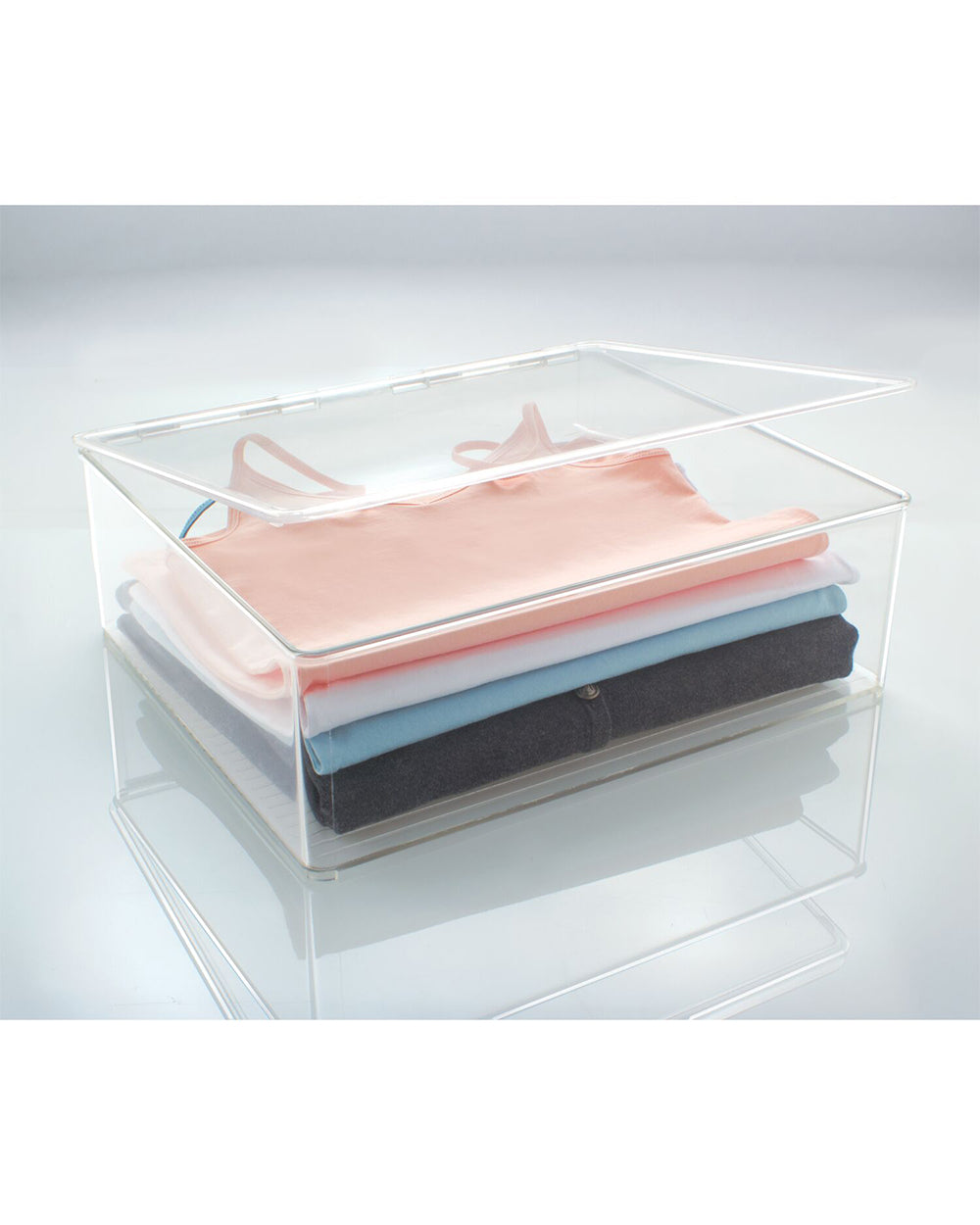 iDesign Closet Clothing Box Clear