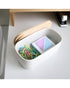 iDesign Eco Office Ceramic Bin with Lid White