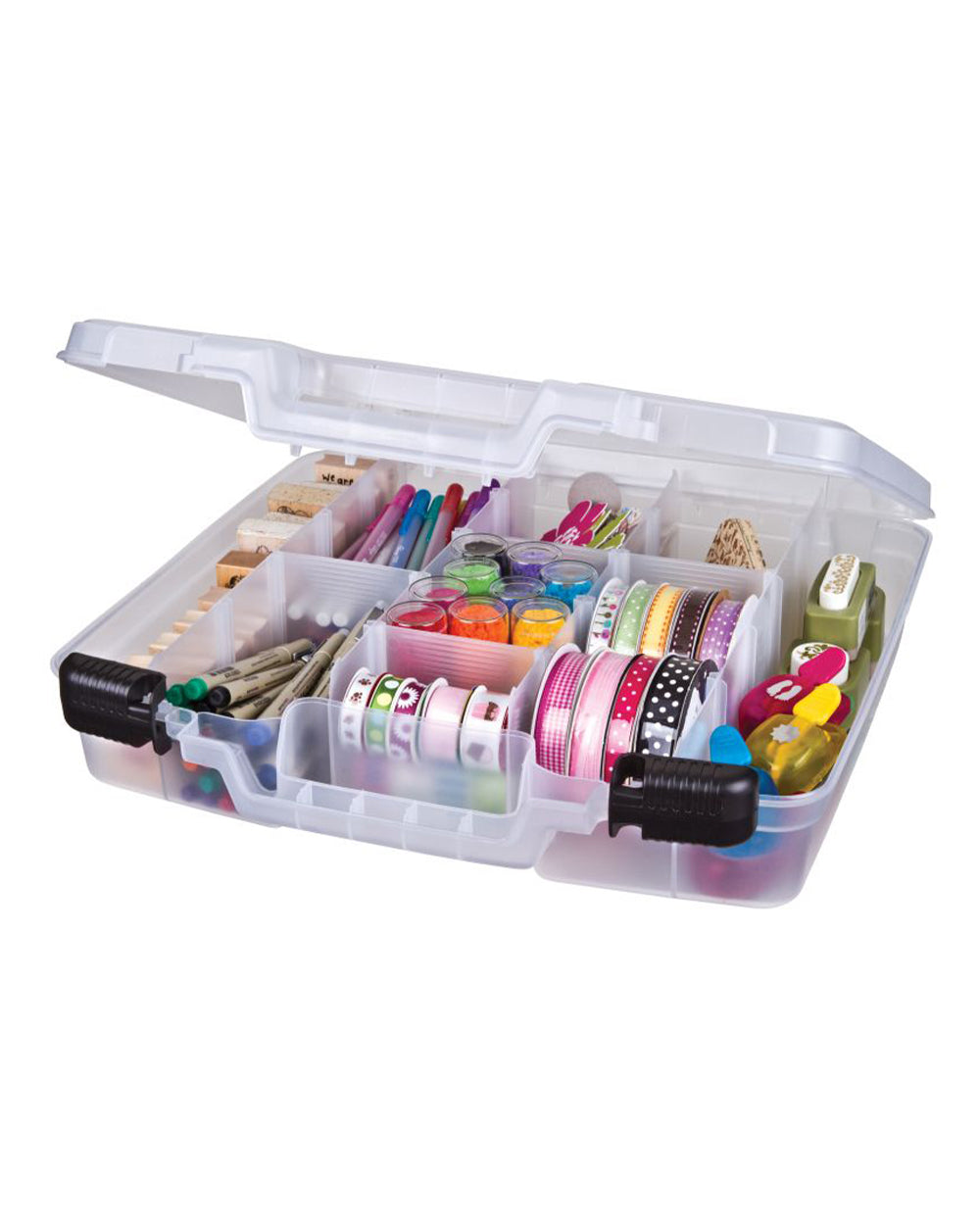 ArtBin 15 inch Quick View Case Deep Base Divider Interior-Trans