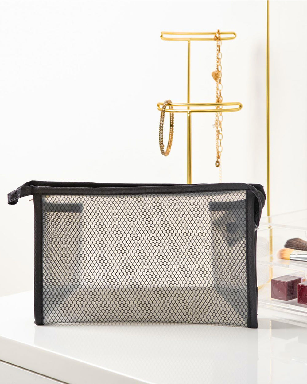 Homesmiths Travel Cosmetic Pouch Black