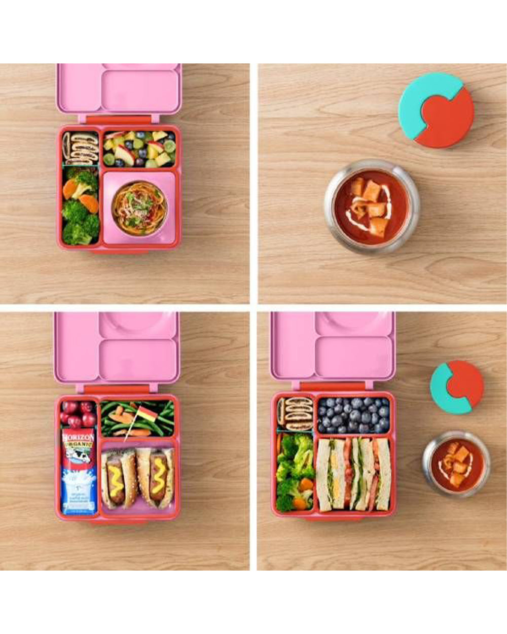 OmieBox 250 Millimeter Thermos Pink Berry