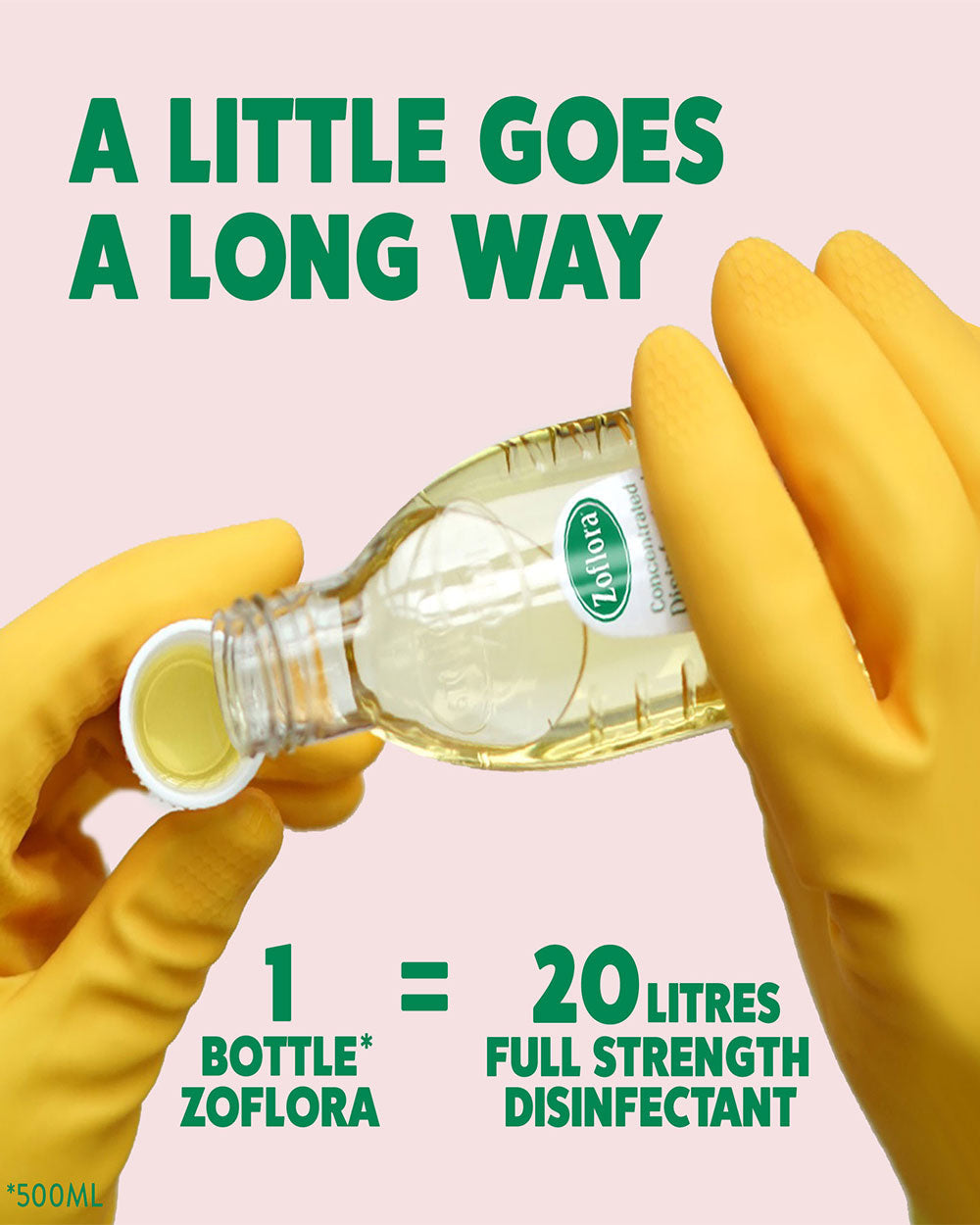 Zoflora, Multipurpose Concentrated Disinfectant, Bouquet, 500ML