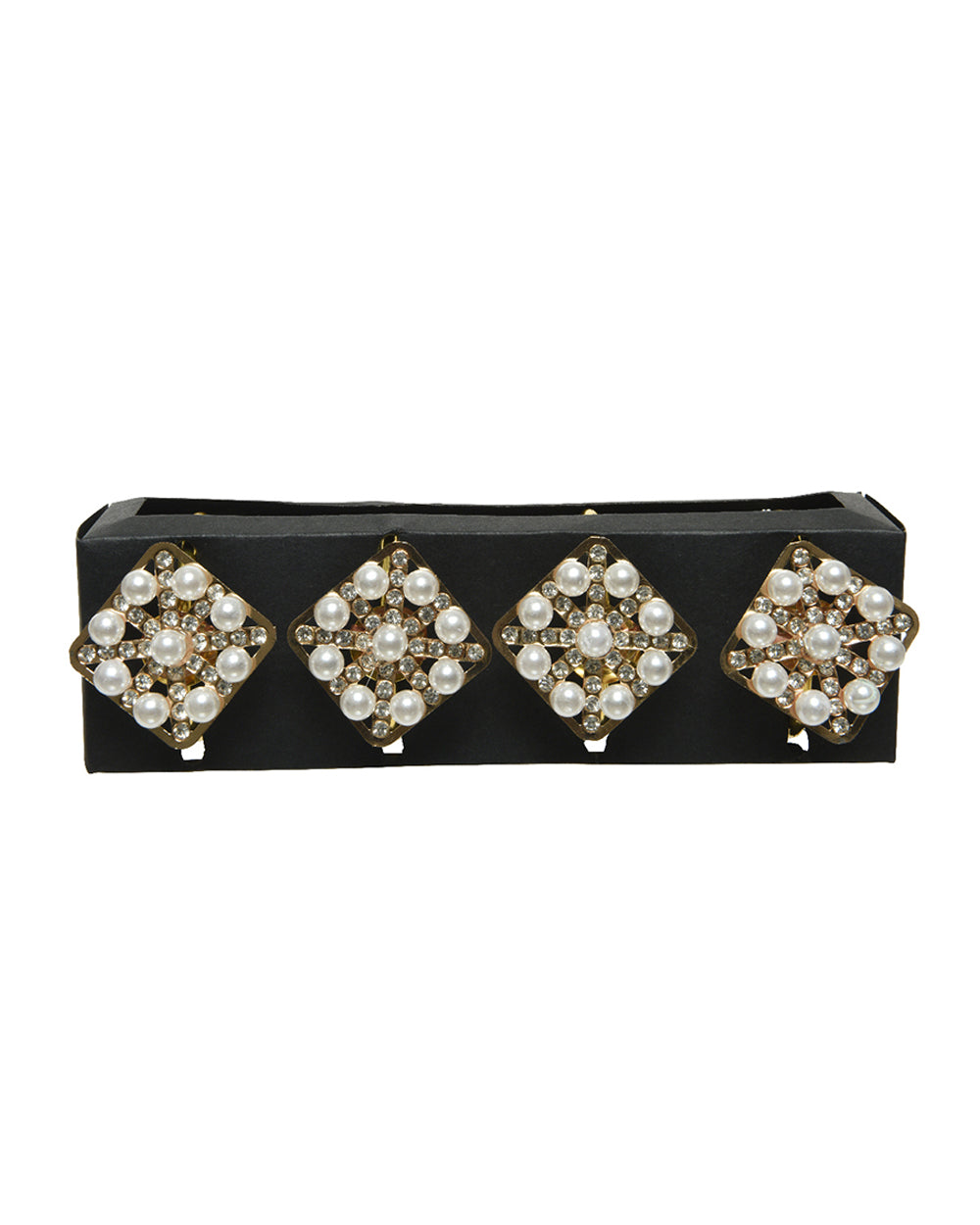 Homesmiths Christmas Napkin Ring Iron Champagne Assorted 1 Set