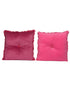 Homesmiths Christmas Cushion Polyester Velvet Pink Assorted 1 Piece