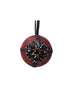 Homesmiths Christmas Bauble Foam Glitter Bead Flower Oxblood 8Cm