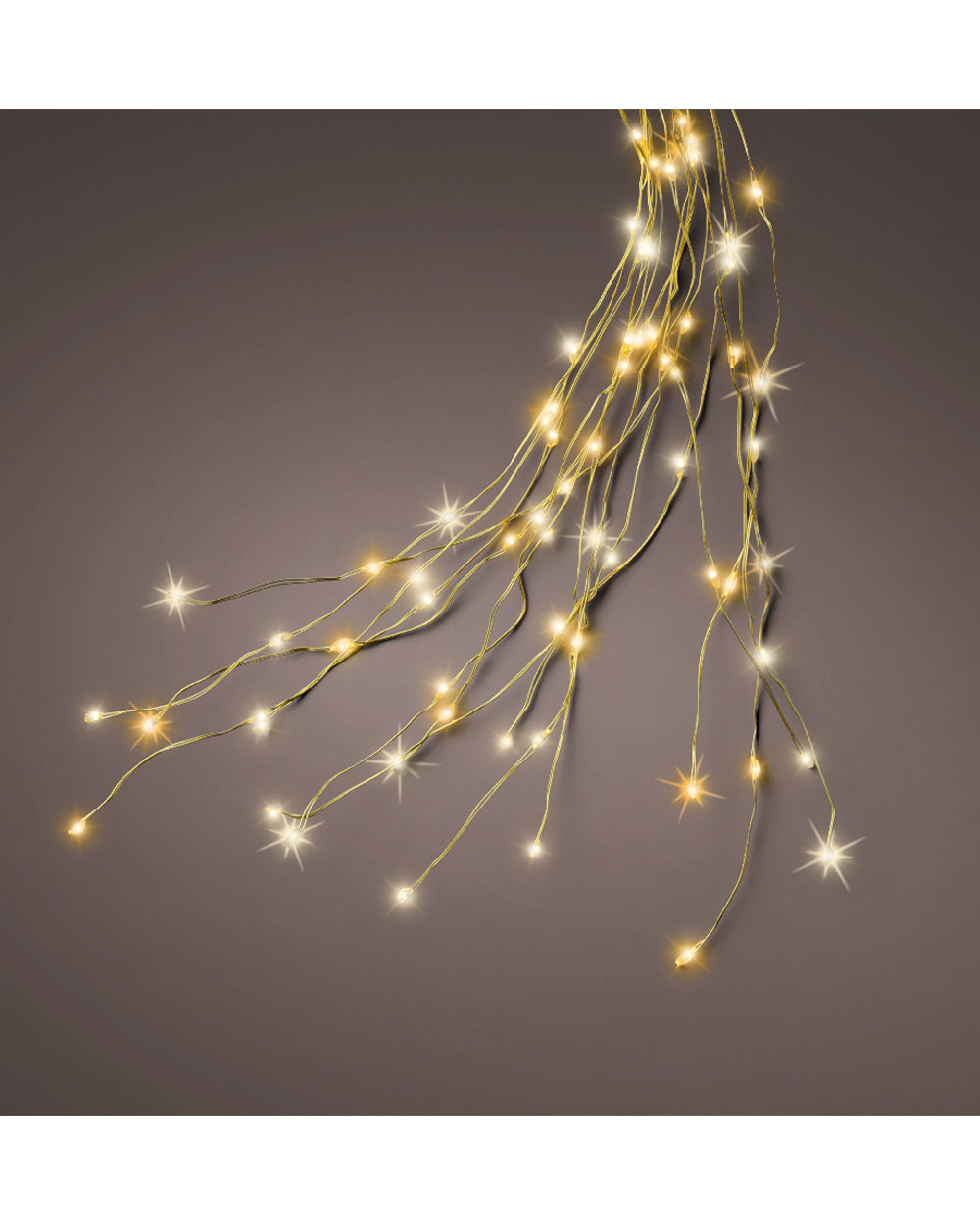 Homesmiths Micro Led Tree Bunch Warm White & Classic White 408 Bulbs