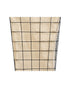 Homesmiths Square Metal & Fabric Laundry Basket 40 x 40 x 67 cm