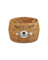 Homesmiths Water Hyacinth Bear Kids Multipurpose Storage Basket Dia-50 x 50 x 35 cm