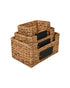 Homesmiths Small Water Hyacinth Storage Basket 23 x 15 x 13 cm