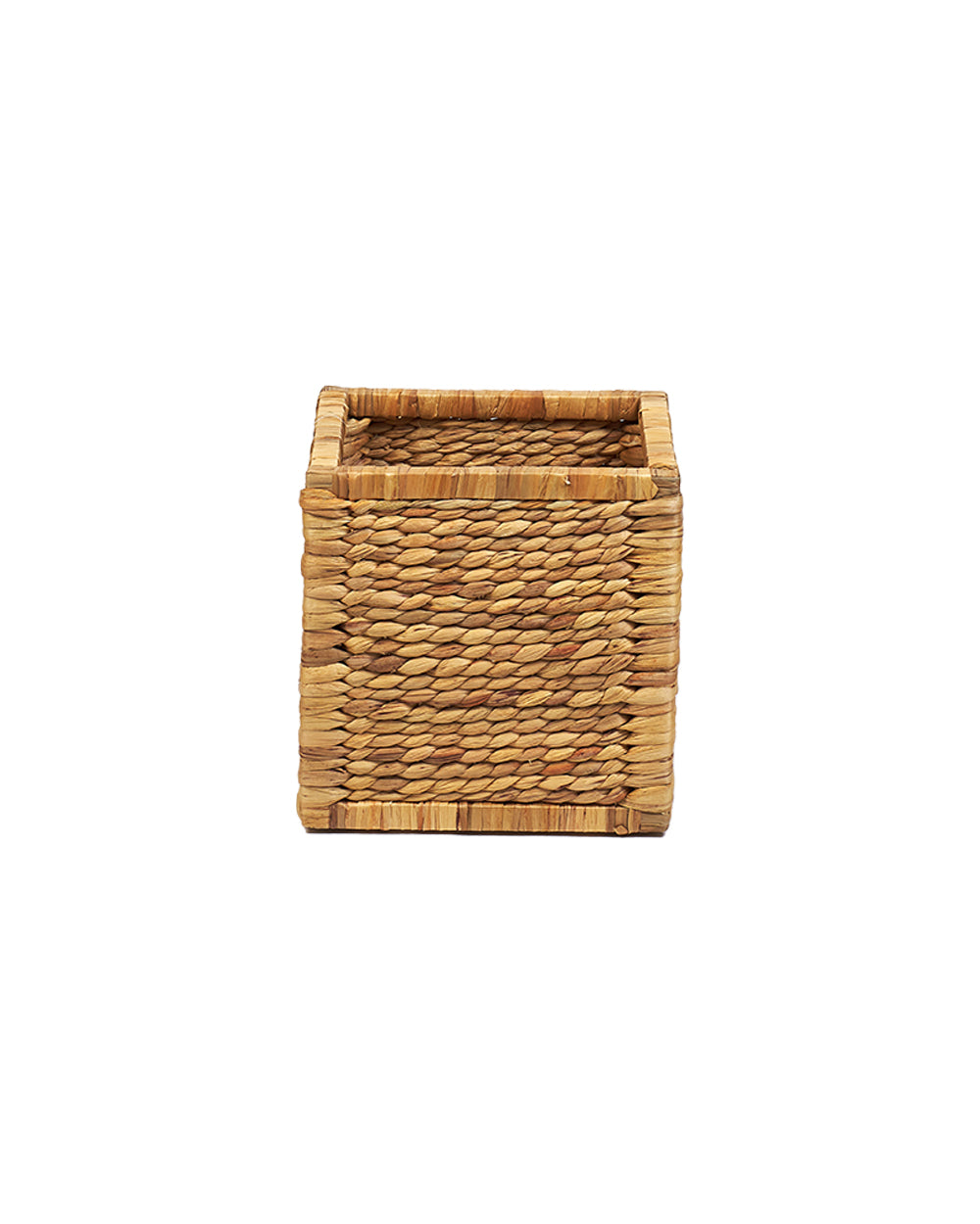 Homesmiths Square Water Hyacinth Storage Basket 30 x 30 x 30 cm