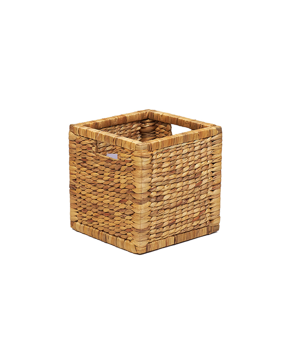 Homesmiths Square Water Hyacinth Storage Basket 30 x 30 x 30 cm