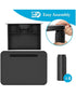 Loryergo Adjustable Laptop & Monitor Stand with Drawer & Cellphone Holder Black