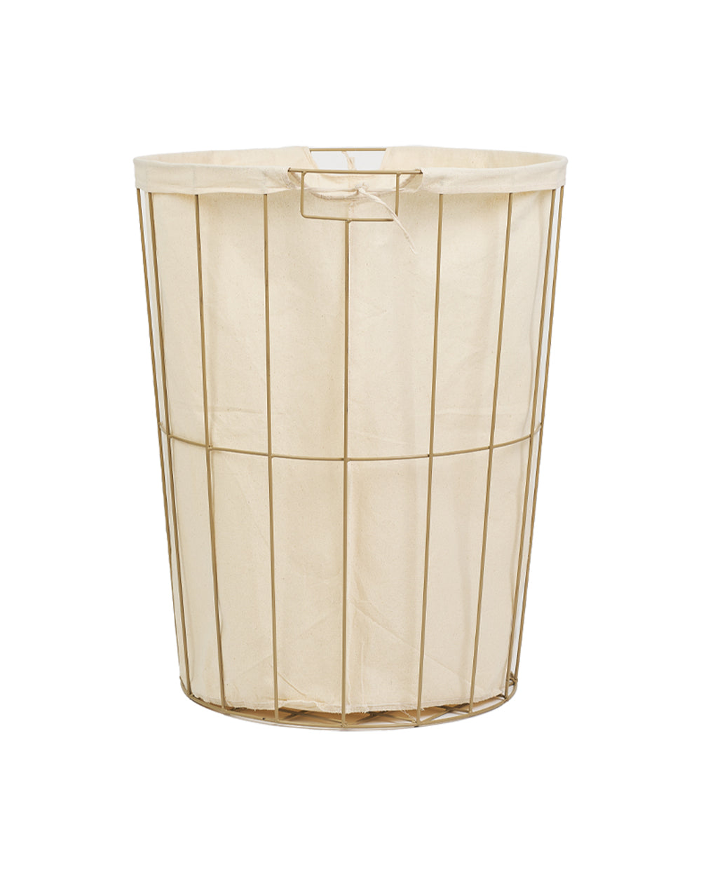 Homesmiths Iron Frame Hamper With Liner Dia 50 x H62cm