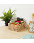 Homesmiths Small Rectangle Paper Rope Basket Natural 27 x 19 x H10 cm