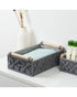 Homesmiths Large Cotton Rope Basket With Handle Grey 34 x 22 x H10 cm
