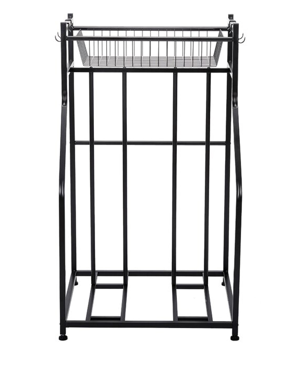 Homesmiths Indoor & Outdoor Bike Sports Storage with 2 Bike Parking Station 23.75 x 21.5 x 41 inch