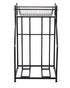 Homesmiths Indoor & Outdoor Bike Sports Storage with 2 Bike Parking Station 23.75 x 21.5 x 41 inch