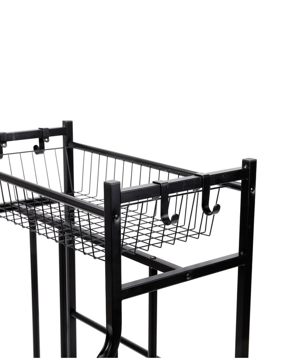Homesmiths Indoor & Outdoor Bike Sports Storage with 2 Bike Parking Station 23.75 x 21.5 x 41 inch