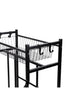 Homesmiths Indoor & Outdoor Bike Sports Storage with 2 Bike Parking Station 23.75 x 21.5 x 41 inch