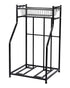 Homesmiths Indoor & Outdoor Bike Sports Storage with 2 Bike Parking Station 23.75 x 21.5 x 41 inch
