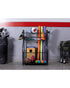 Homesmiths Garage Storage with Baskets & Hooks for Sports Gear, Toys for Indoor & Outdoor Use Black 30.73 x 16.75 x 43 inch