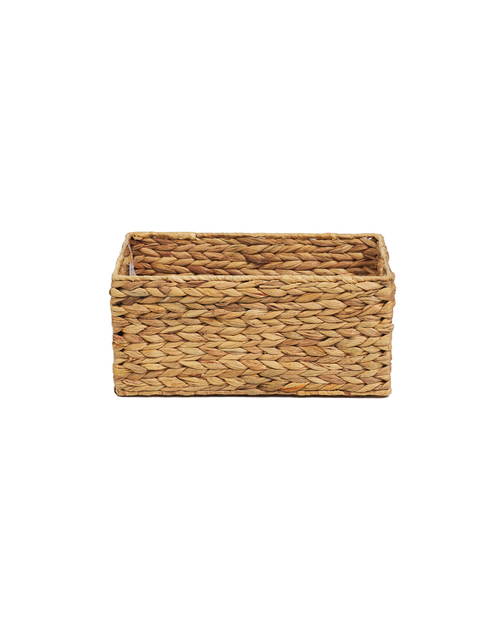 Homesmiths Small Water Hyacinth Bin with Handle Natural