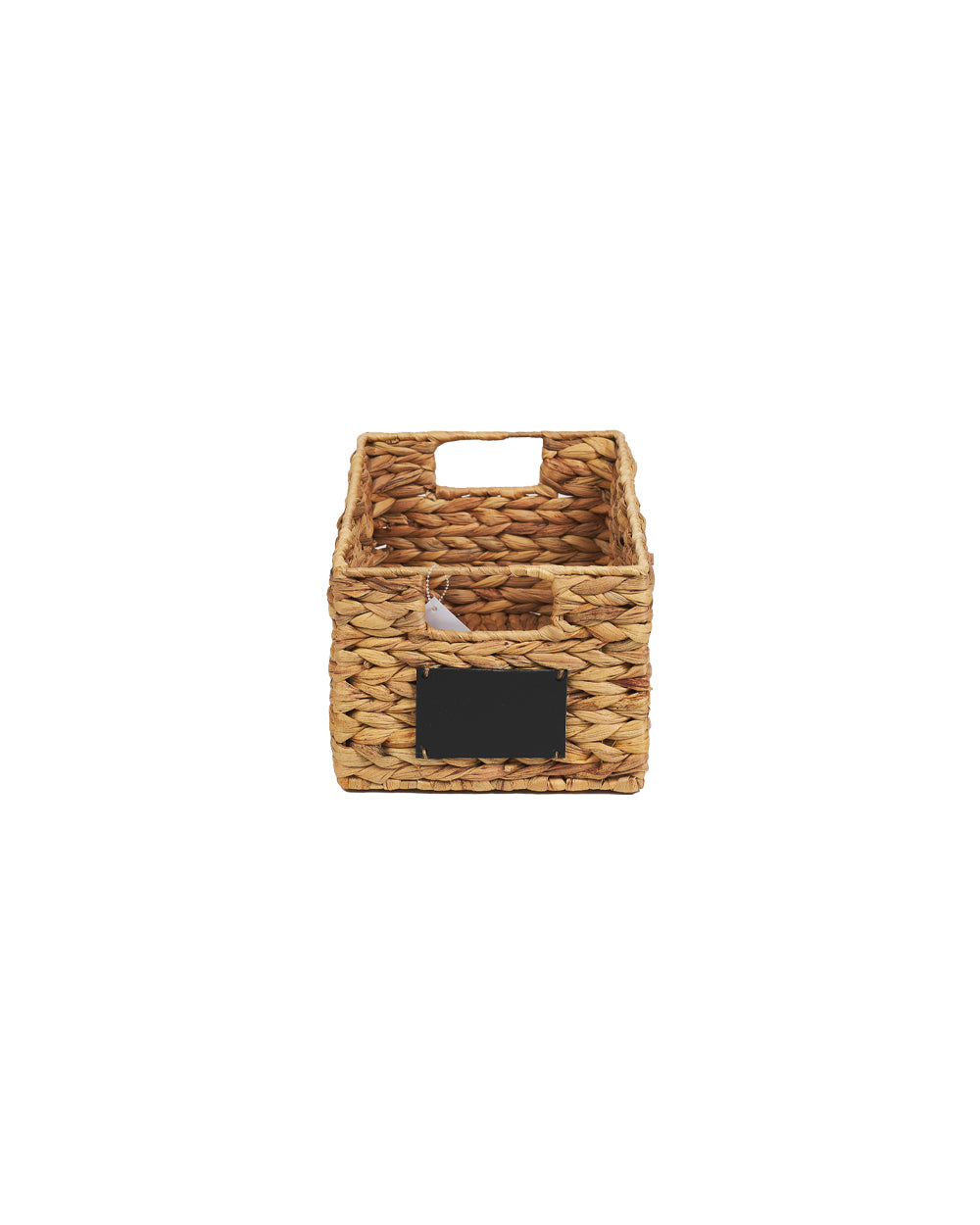 Homesmiths Small Water Hyacinth Bin with Handle Natural