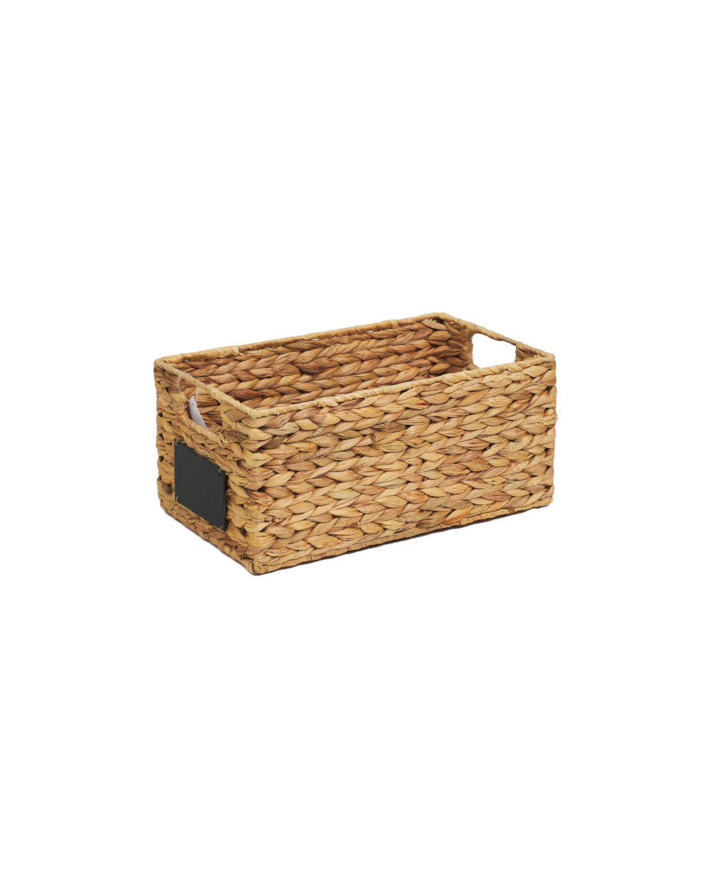 Homesmiths Small Water Hyacinth Bin with Handle Natural
