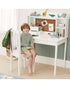 Homesmiths Wooden Nelson Desk Chair, White, H92 x W39 x D40cm