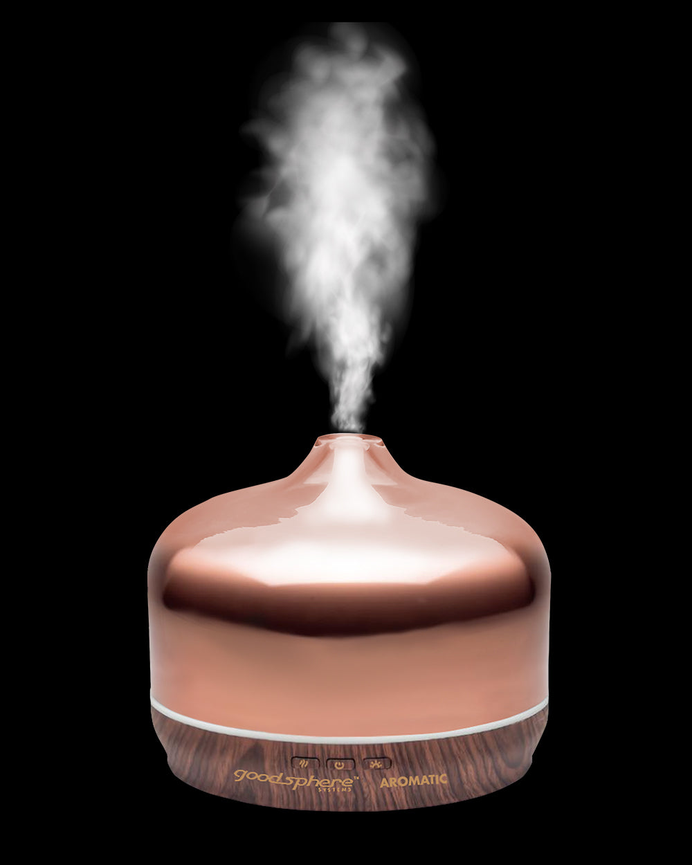 Goodsphere Aromatic Rose Gold 3 in 1 Aroma Diffuser Ultrasonic Humidifier Spectrum LED Light