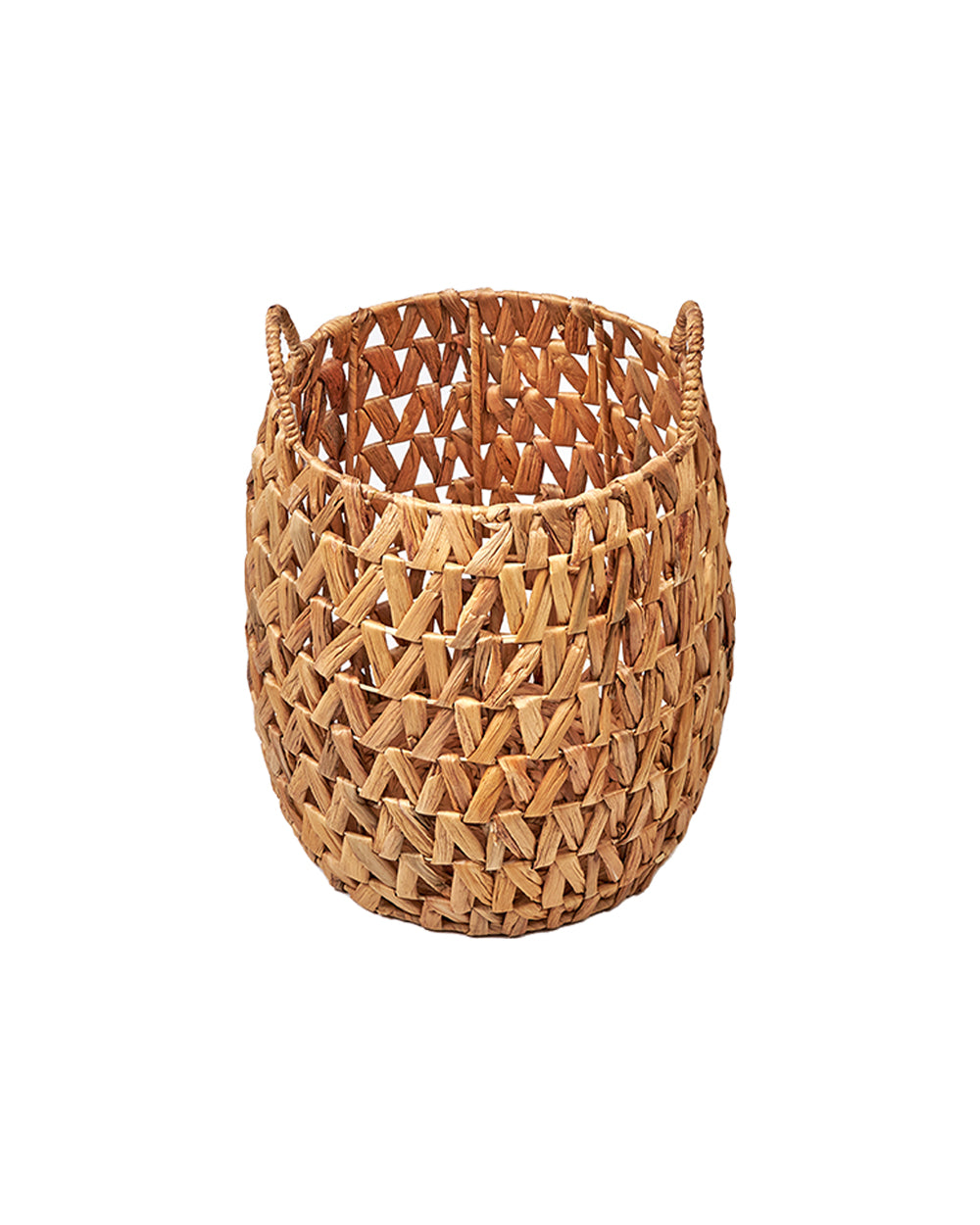 Homesmiths Small Water Hyacinth Storage Basket Dia-35 x H42 cm