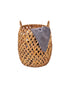 Homesmiths Small Water Hyacinth Storage Basket Dia-35 x H42 cm