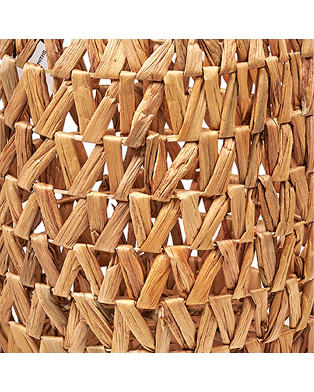 Homesmiths Small Water Hyacinth Storage Basket Dia-35 x H42 cm