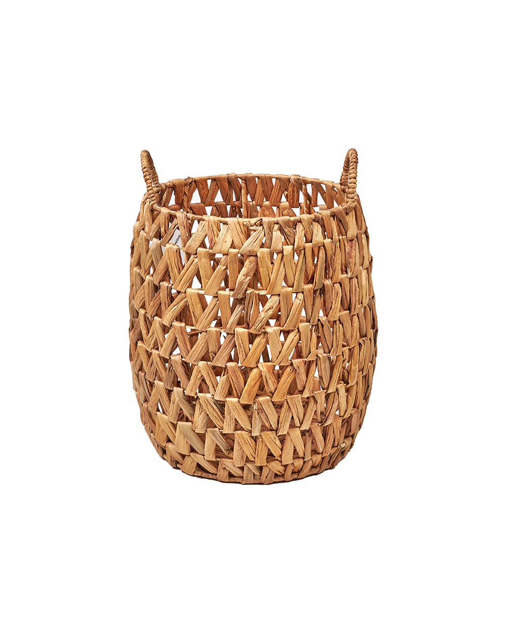 Homesmiths Small Water Hyacinth Storage Basket Dia-35 x H42 cm