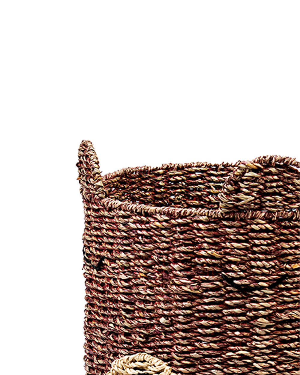 Homesmiths Bear Shape Seagrass Storage Basket Dia-38 x H46 cm