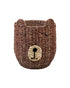 Homesmiths Bear Shape Seagrass Storage Basket Dia-38 x H46 cm