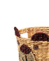 Homesmiths Small Water Hyacinth Storage Basket Dia-31 x H27cm