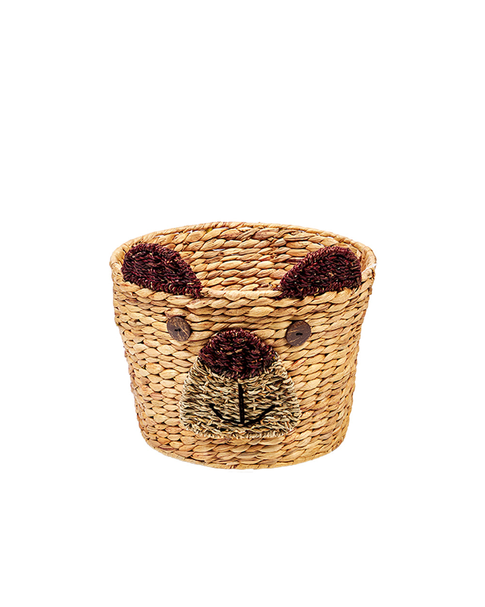 Homesmiths Small Water Hyacinth Storage Basket Dia-31 x H27cm