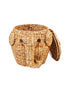 Homesmiths Elephant Shape Water Hyacinth Storage Basket Dia-40 x H40 cm