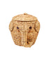 Homesmiths Elephant Shape Water Hyacinth Storage Basket Dia-40 x H40 cm