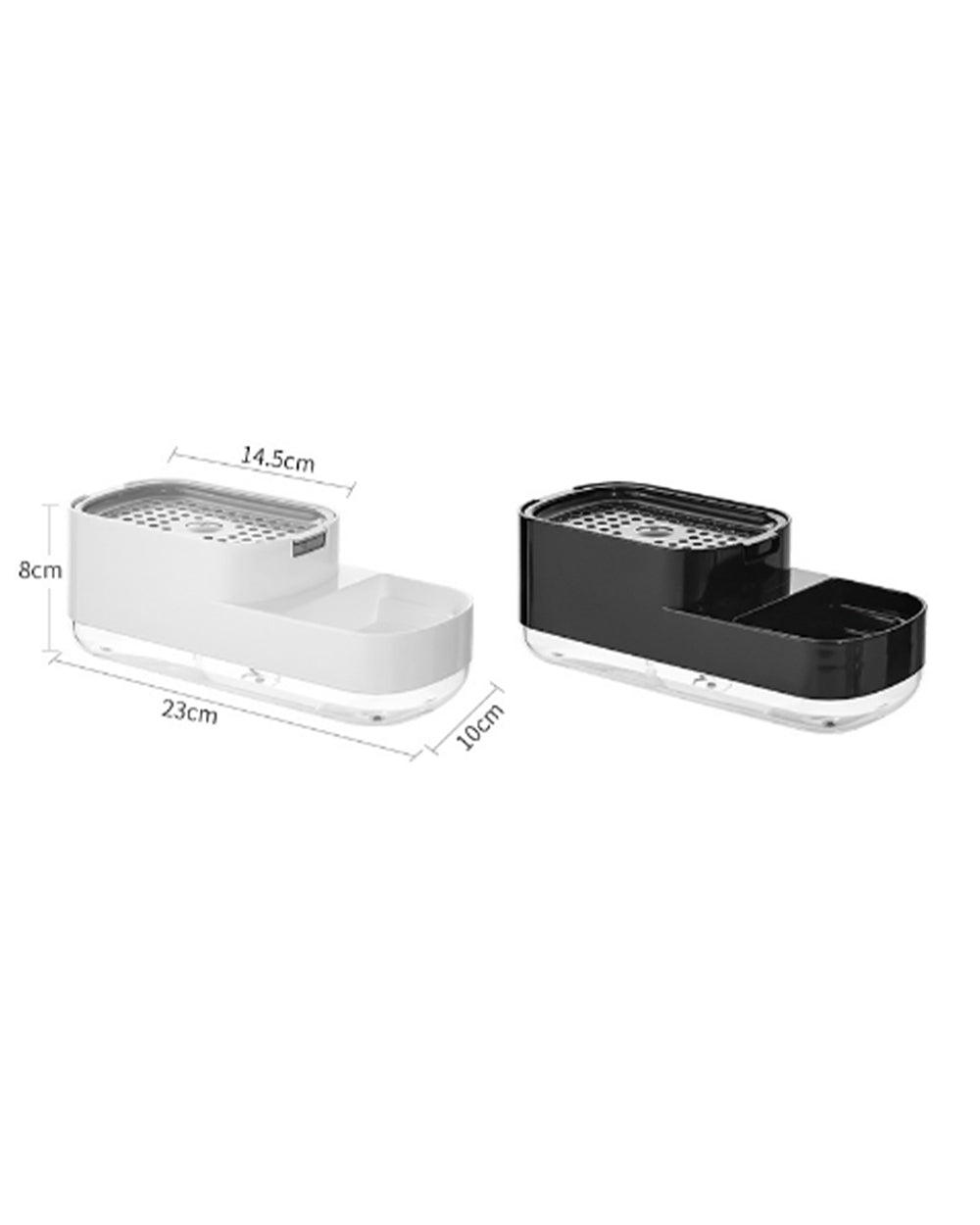 Homesmiths Soap Detergent Dispenser Pump & Sponge Holder