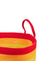 Homesmiths Rainbow Cotton Rope Basket With Lid Dia50 x H35cm By Homesmiths