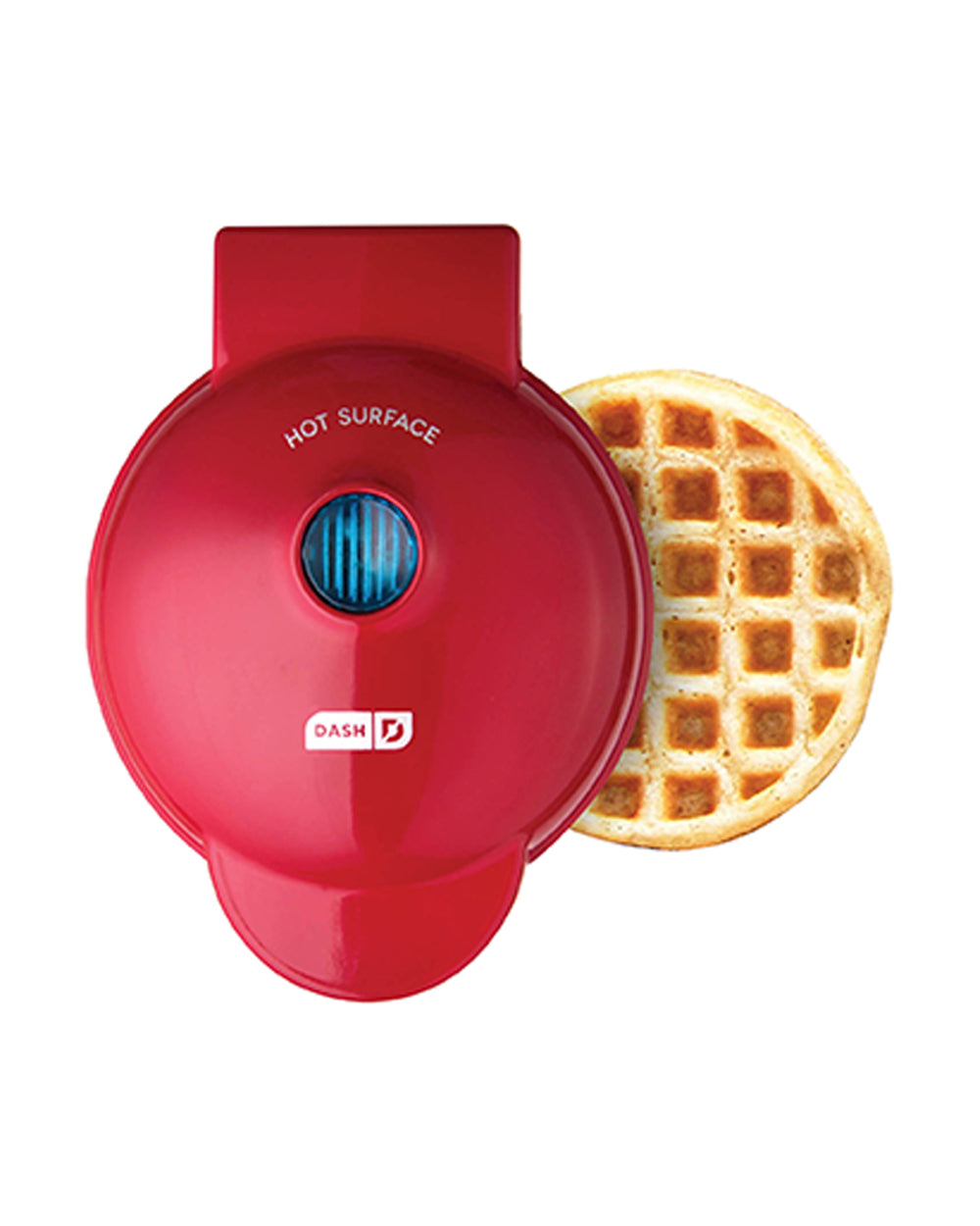 Dash Mini Waffle Maker Machine for Individuals Red