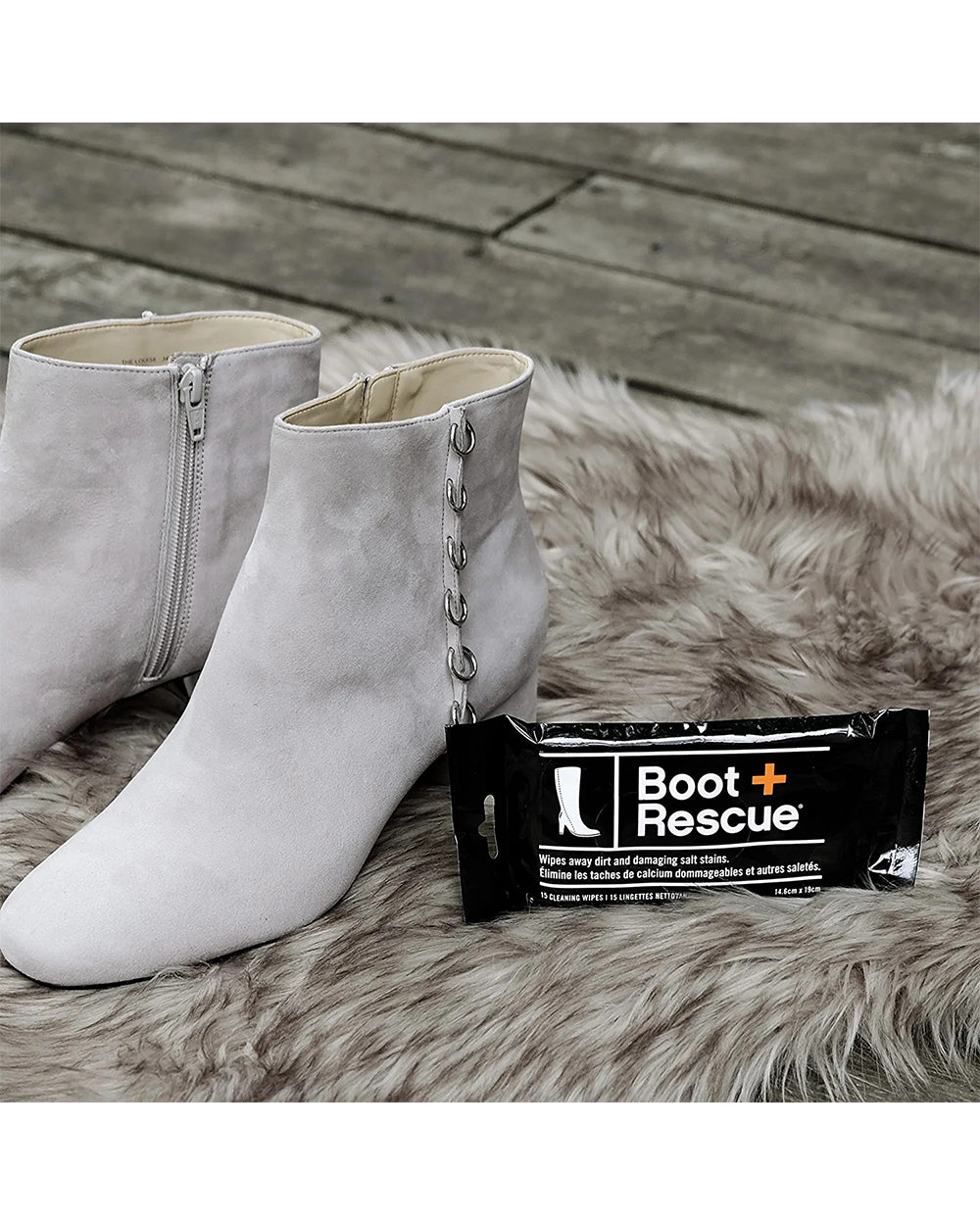 Boot Rescue All Natural Cleaning Resealable Wipes L8 x W18 x H1.5 cm Pack of 15