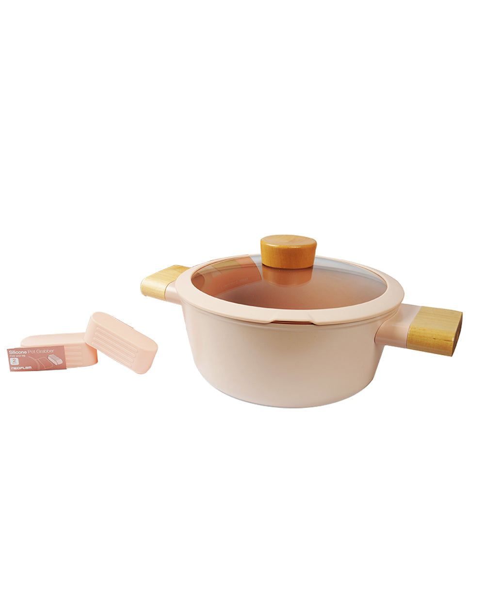 Neoflam Fika Blossom Cooking Pot C20 Sandy Pink